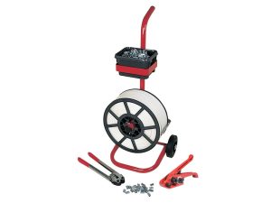 STRAPPING KIT WITH MOBILE DISPENSER