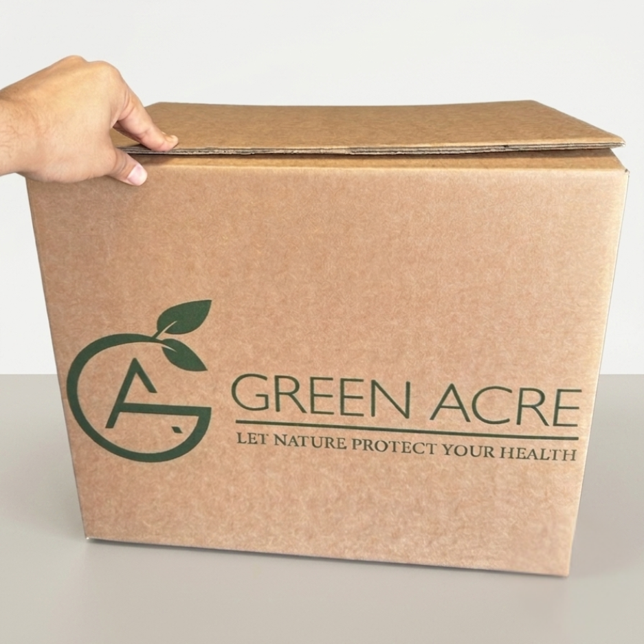 Finished custom printed cardboard box